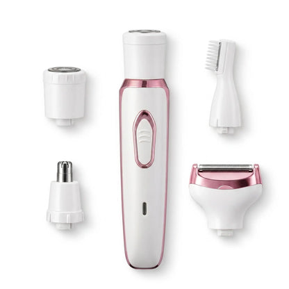 Kit Depilador Elétrico 4 em 1 Multifuncional Para Todas as Partes do Corpo