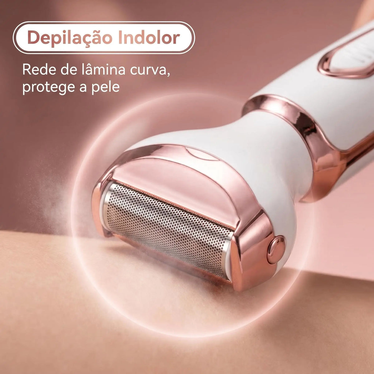 Kit Depilador Elétrico 4 em 1 Multifuncional Para Todas as Partes do Corpo