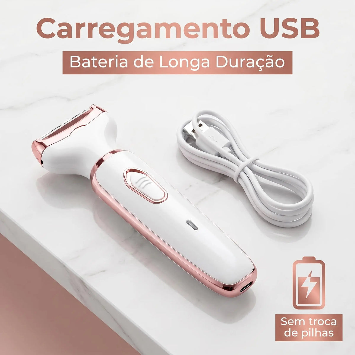Kit Depilador Elétrico 4 em 1 Multifuncional Para Todas as Partes do Corpo